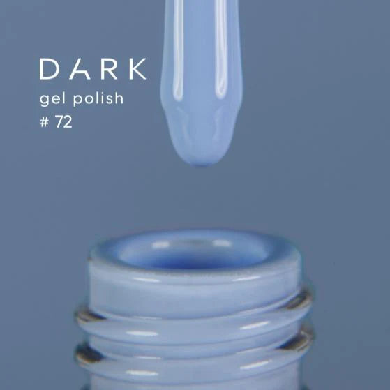 DARK Color gel polish #072, 10ml