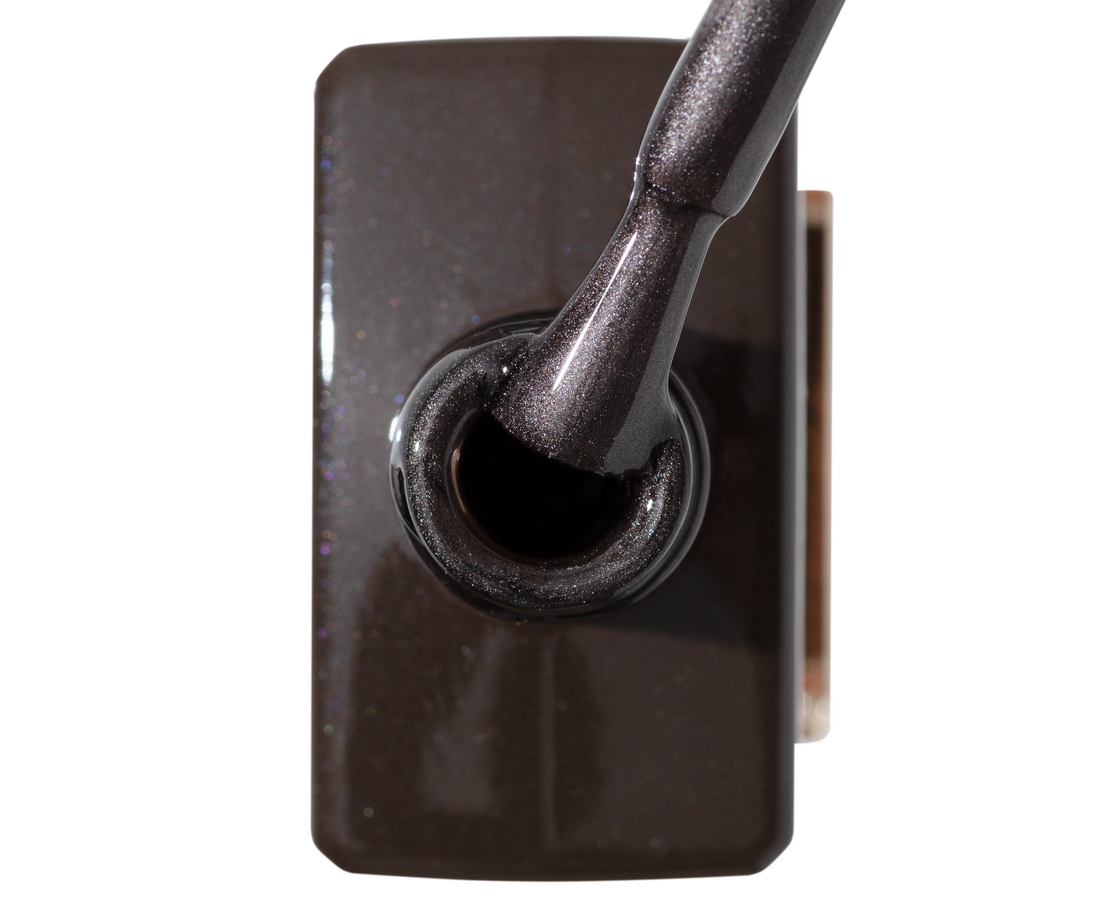 HEYLOVE. CAT'S EYE GEL POLISH, TABBI, 15 ML, GEL POLISH "CAT'S EYE", COLD BROWN