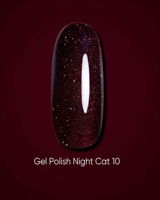 DARK GEL POLISH NIGHT CAT 10, 6 ML