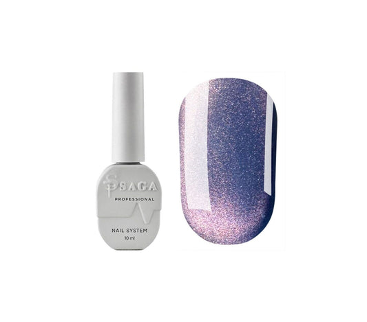 SAGA. Cat's Eye Gel Polish "Smoothie Cat", #03, 10 ml. Gel polish "Cat's Eye" chameleon