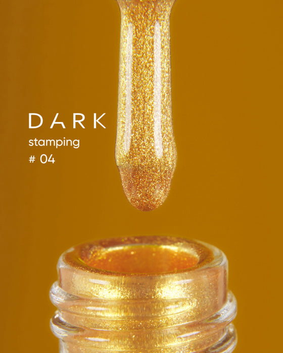 DARK STAMPING POLISH №04 GOLDEN, 10 ML