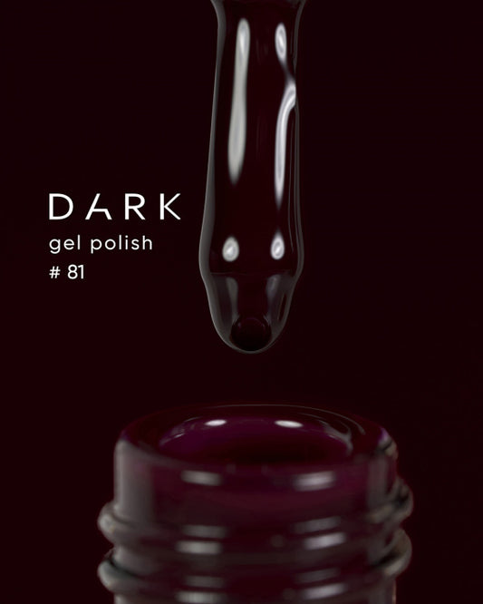 DARK GEL POLISH  81, 10 ML