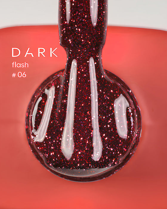 DARK GEL POLISH FLASH 06, 10 ML