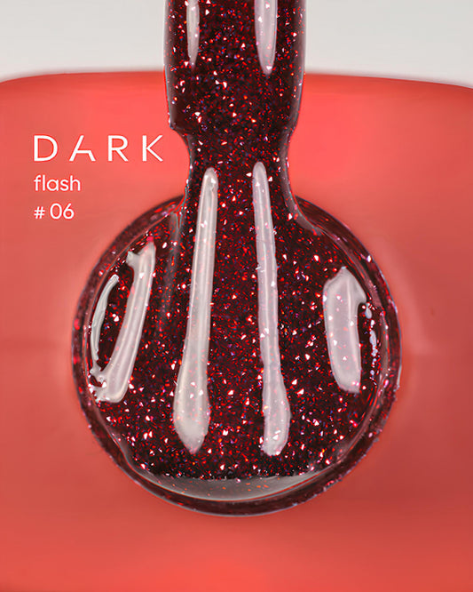 DARK GEL POLISH FLASH 06, 10 ML