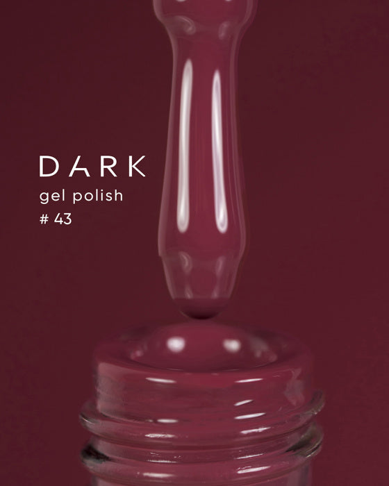 DARK GEL POLISH  43, 10 ML