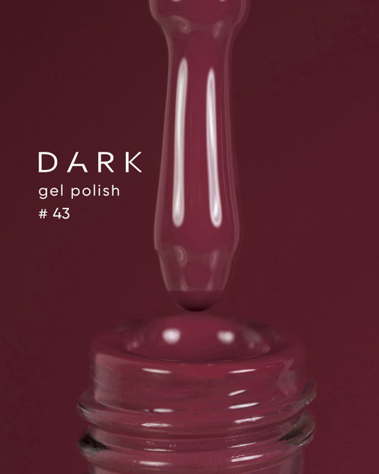 DARK GEL POLISH  43, 10 ML