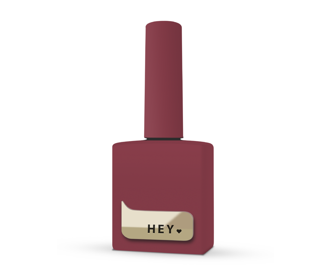HEYLOVE. GEL POLISH, VELVET, 15 ML, GEL POLISH, GARNET