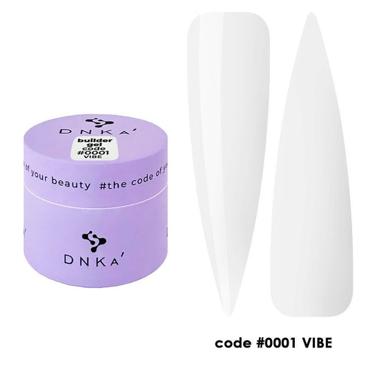 DNKa' Builder Gel #0001 Vibe, 15 ml