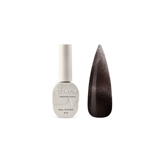 SAGA. Cat's Eye Gel Polish "Dream Cat", #05, 10 ml. Cat's Eye gel polish crystal