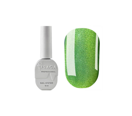 SAGA. Cat's Eye Gel Polish "Smoothie Cat", #05, 10 ml. Cat's eye gel polish chameleon