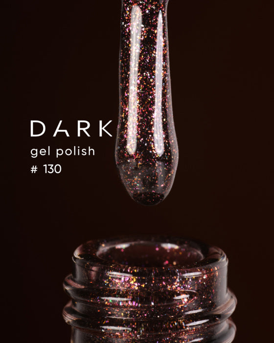 DARK GEL POLISH (NEW COLLECTION) 130, 10 ML