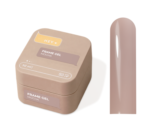 HEYLOVE. Frame builder Gel, MOCHA, 30 ml. Universal gel for extension