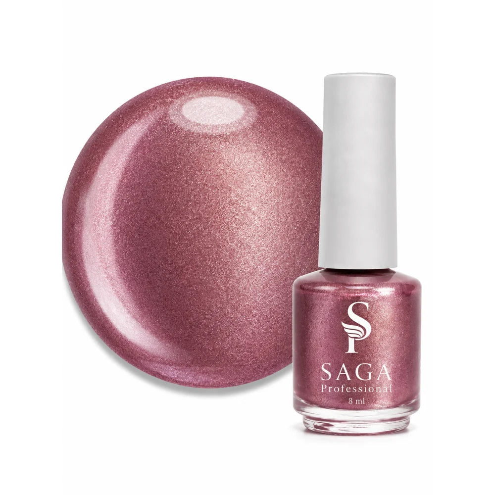 SAGA. Stamping nail polish, 01 , Pink Shine, 8 ml