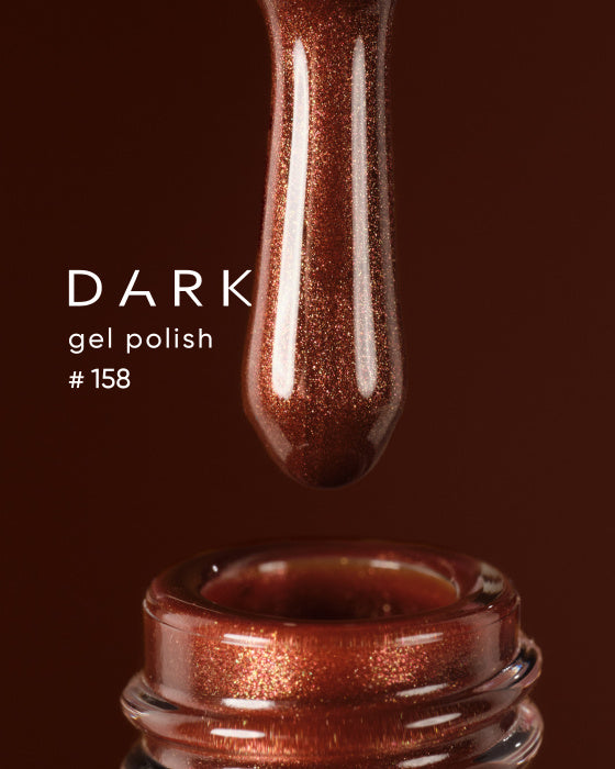 DARK GEL POLISH 158, 10 ML