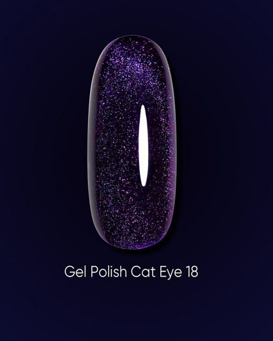 DARK GEL POLISH CAT EYE 18, 6 ML