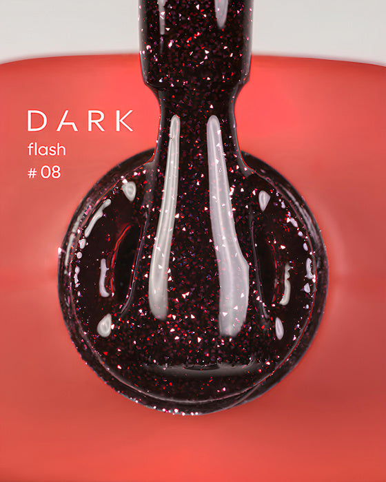 DARK GEL POLISH FLASH 08, 10 ML