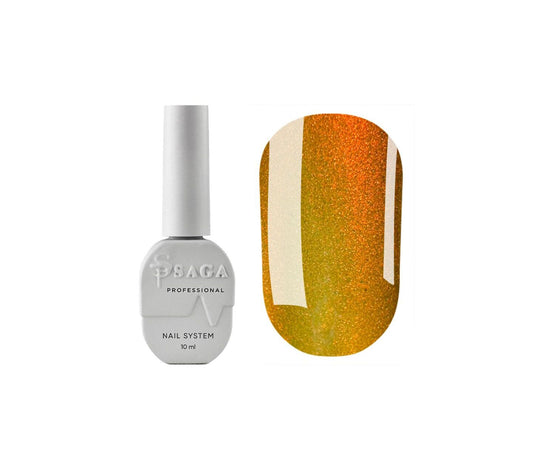 SAGA. Cat's Eye Gel Polish "Smoothie Cat", #06, 10 ml. Cat's Eye gel polish chameleon
