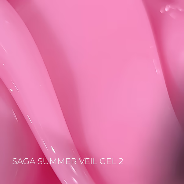 Gel for extensions SAGA Professional Builder Gel Veil Summer soft pink No. 02 15 ml