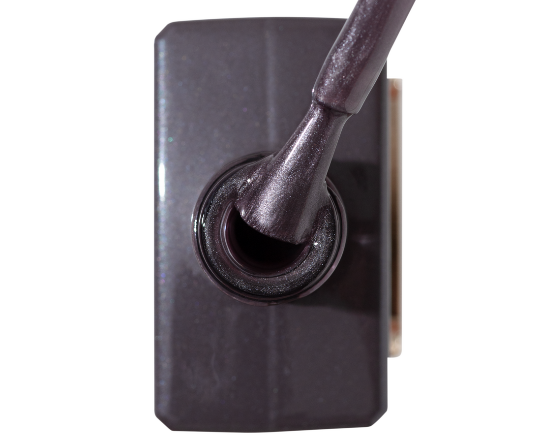 HEYLOVE. CAT'S EYE GEL POLISH, DEVON, 15 ML, GEL POLISH "CAT'S EYE", GRAY-LILAC