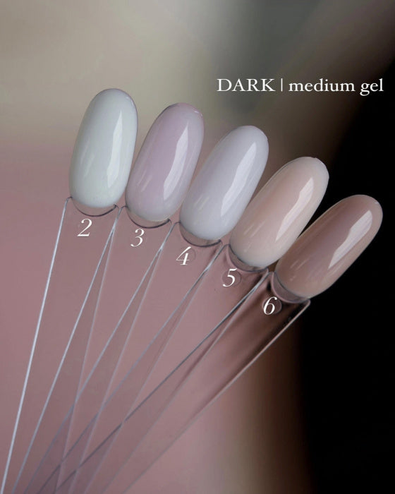 DARK MEDIUM GEL №04 (UPDATED COLOR), 15 ML (WITHOUT BRUSH)