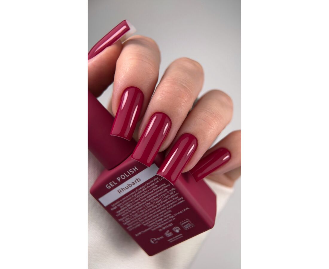 HEYLOVE. GEL POLISH, RHUBARB, 15 ML, GEL POLISH, RASPBERRY