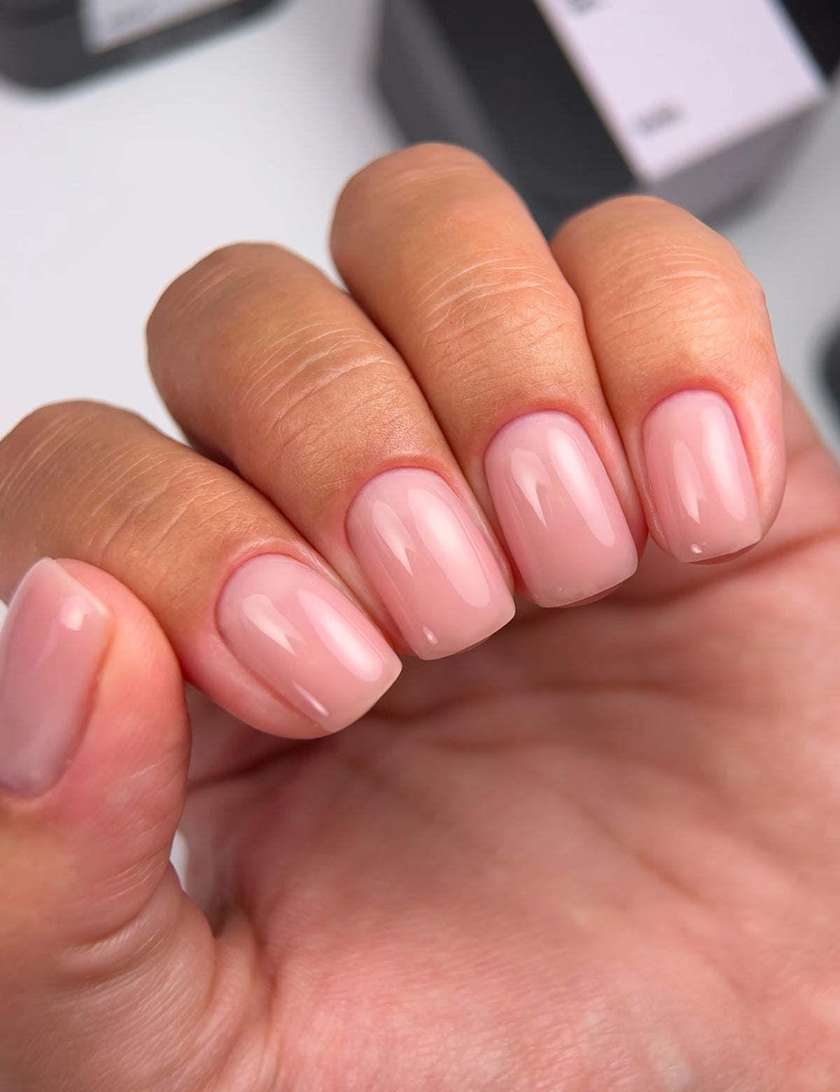 BIBLIOTEKA BUILDER GEL № 07 SHADE – COOL PINK-BEIGE GEL FOR NAIL EXTENSIONS, 30 ML