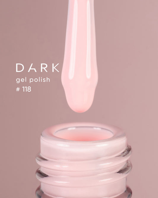 DARK GEL POLISH  118, 10 ML