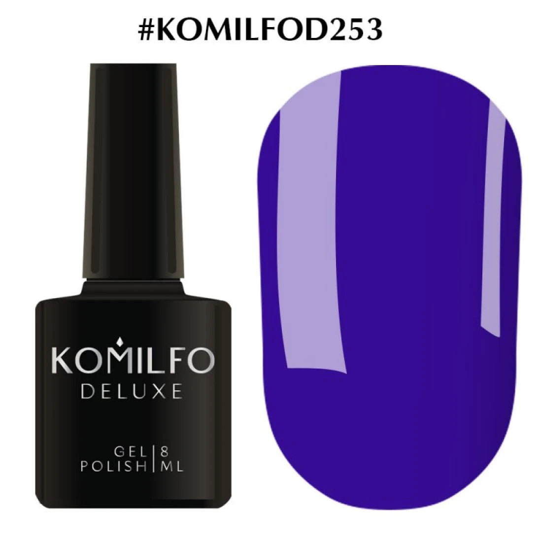 DELUXE GEL POLISH D253, 8 ML KOMILFO
