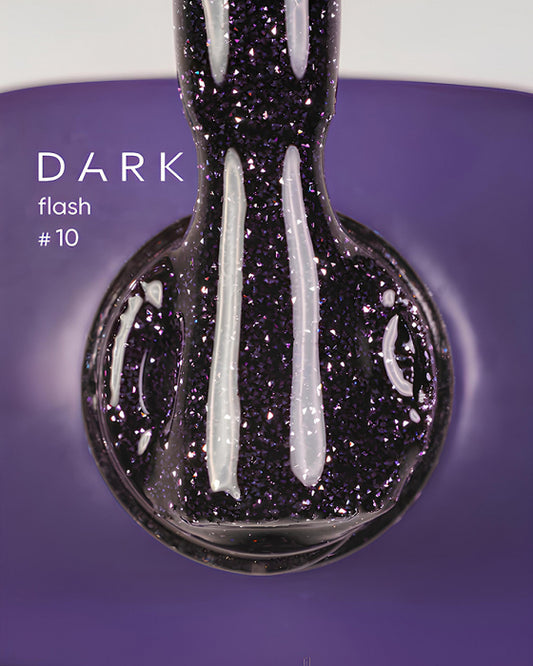 DARK GEL POLISH FLASH 10, 10 ML