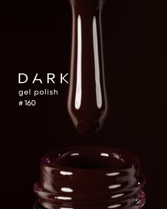 DARK GEL POLISH 160, 10 ML