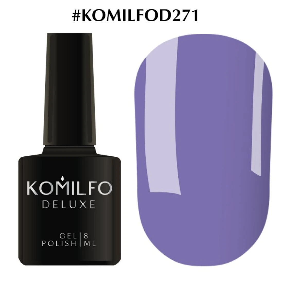 DELUXE GEL POLISH D271, 8 ML KOMILFO