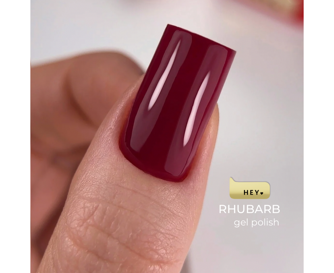 HEYLOVE. GEL POLISH, RHUBARB, 15 ML, GEL POLISH, RASPBERRY