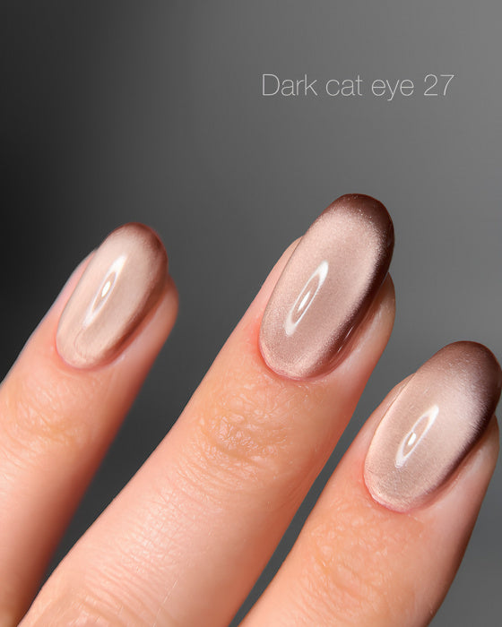 DARK GEL POLISH CAT EYE 27, 10 ML