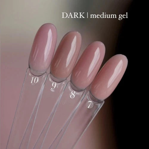 DARK MEDIUM GEL №10 (UPDATED COLOR), 30 ML (WITHOUT BRUSH)