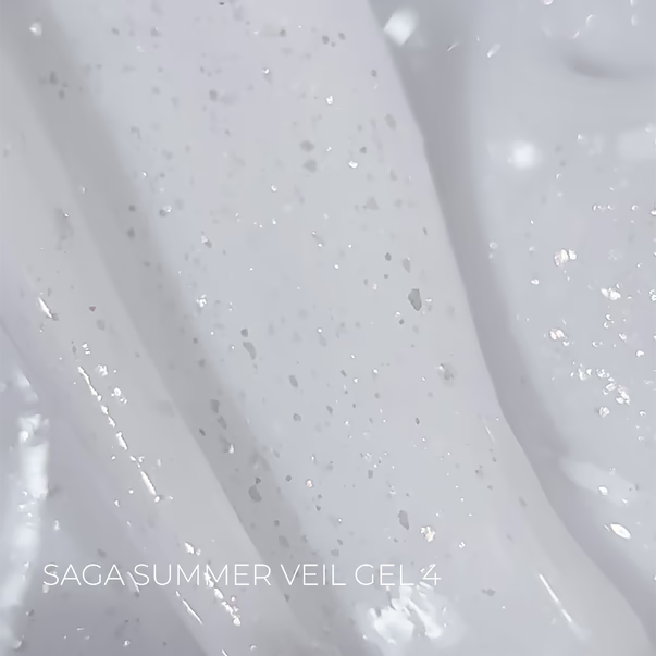 Gel for extensions SAGA Professional Builder Gel Veil Summer milky white No. 04 15 ml