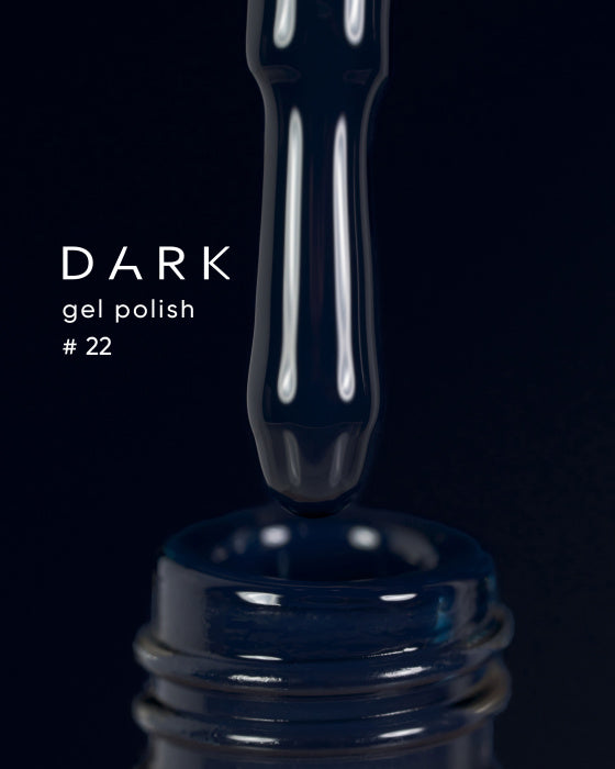 Dark gel polish 22, 8 ml