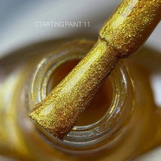 SAGA. Stamping nail polish, 11, Gold 8 ml