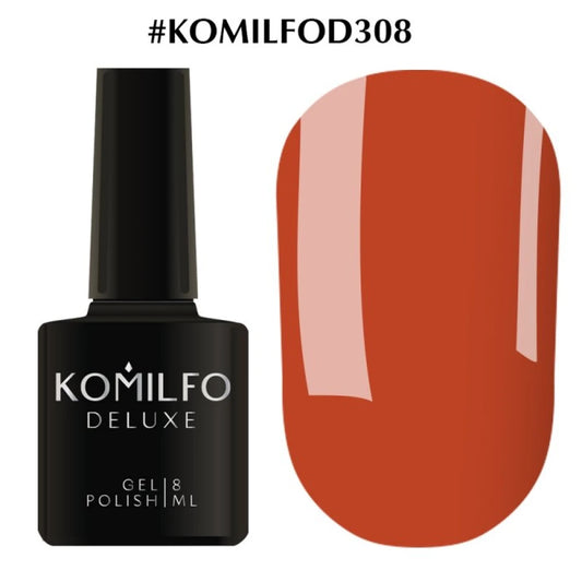 DELUXE GEL POLISH D308, 8 ML KOMILFO