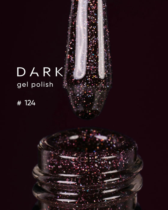 DARK GEL POLISH (COSMOS) 124, 10 ML