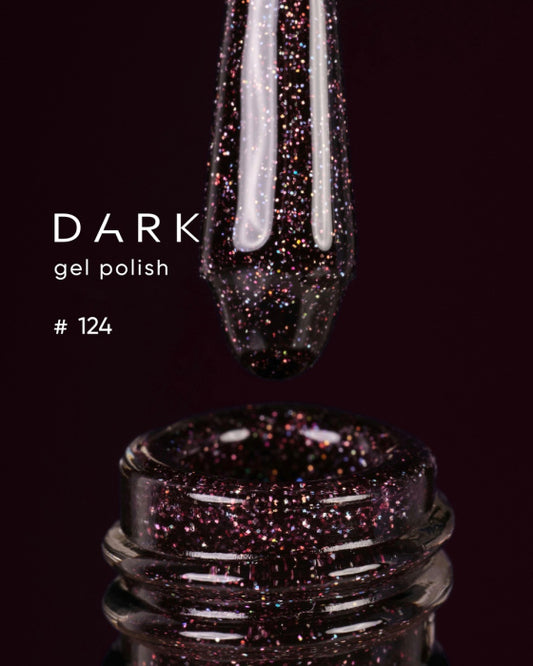DARK GEL POLISH (COSMOS) 124, 10 ML