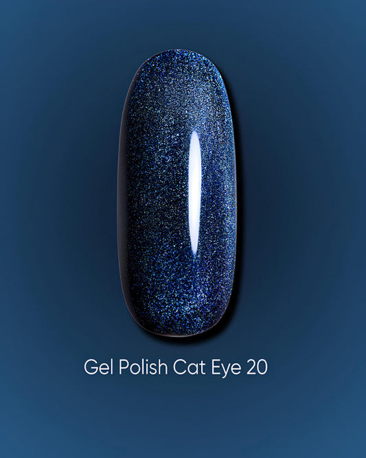 DARK GEL POLISH CAT EYE 20, 6 ML