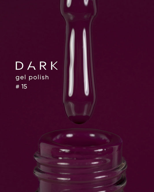 DARK GEL POLISH  15, 10 ML