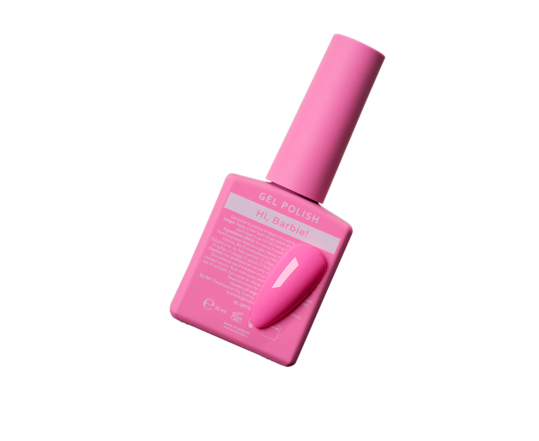 HEYLOVE. GEL POLISH, "HI, BARBIE!", 15 ML