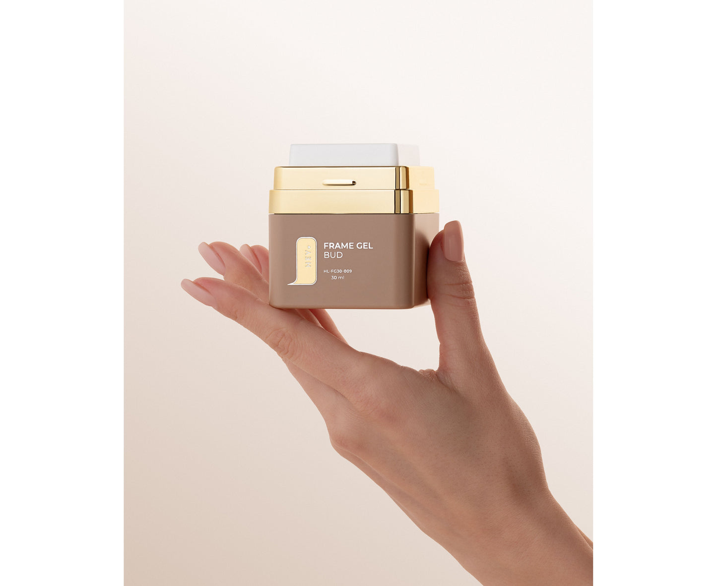 HEYLOVE. FRAME BUILDER GEL, SOFT SKIN, 30 ML, UNIVERSAL GEL FOR EXTENSIONS, DARK BEIGE-RUSSET