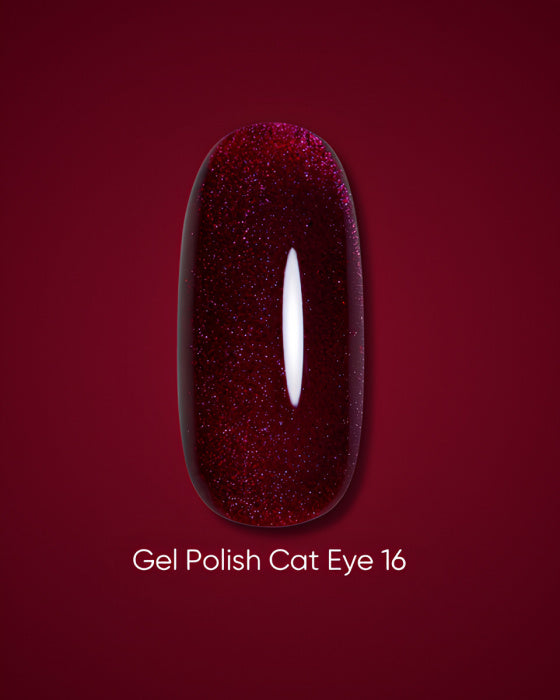 DARK GEL POLISH CAT EYE 16, 6 ML