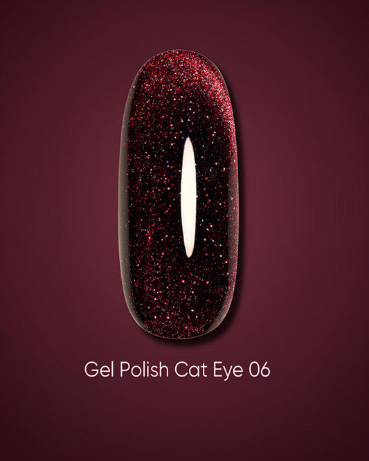 DARK GEL POLISH CAT EYE 06, 10 ML