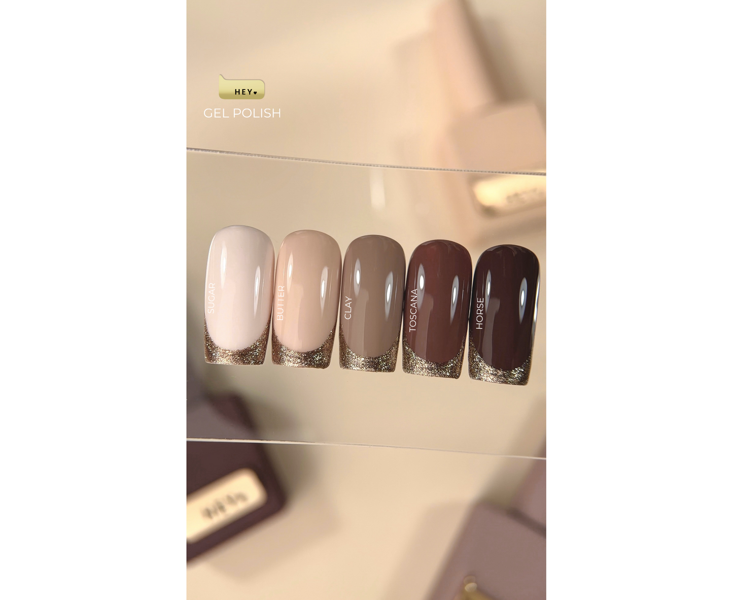 HEYLOVE. GEL POLISH, HORSE, 15 ML, GEL POLISH