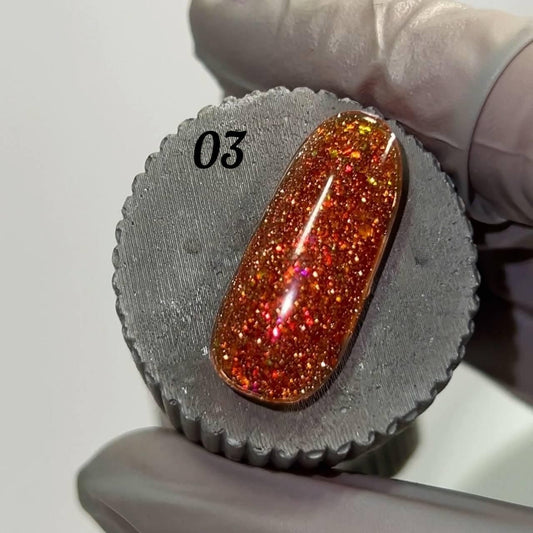 Danny №03  gel polish FIRE FLASH