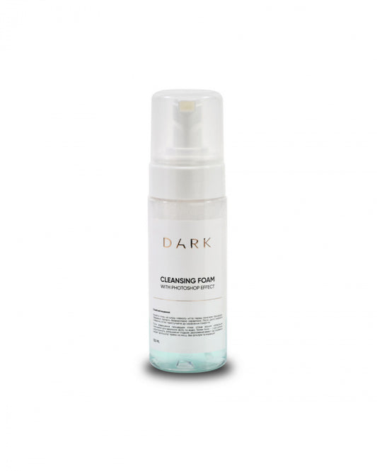 CLEANSING FOAM DARK WITH PHOTOSHOP EFFECT