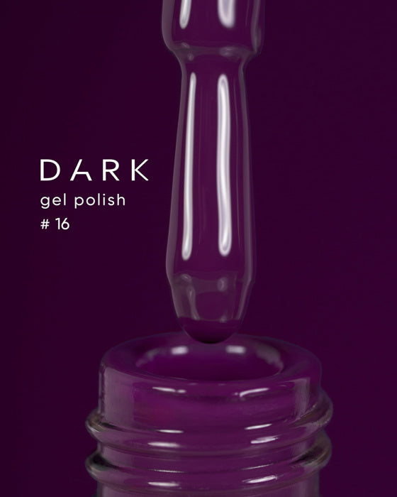DARK GEL POLISH  16, 10 ML